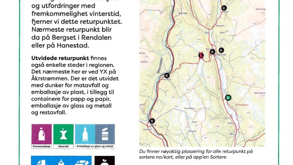 Lenke til artikkel: Returpunktet på Hanestadkjølen fjernes.